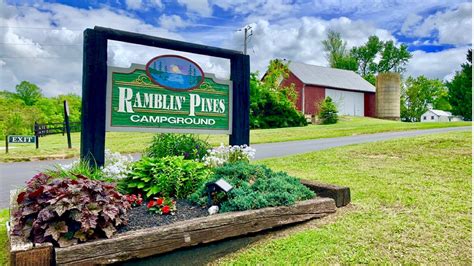 Ramblin pines campground - Ramblin’ Pines Campground is right off of I-70, so it’s very conveniently located. The town it’s in is small but does offer some nearby amenities since it’s off of the interstate. Why You’ll Love Ramblin’ Pines Campground. Between a massive kid-friendly pool, farm animals, and camp activities, this campground is fun for the whole ... 